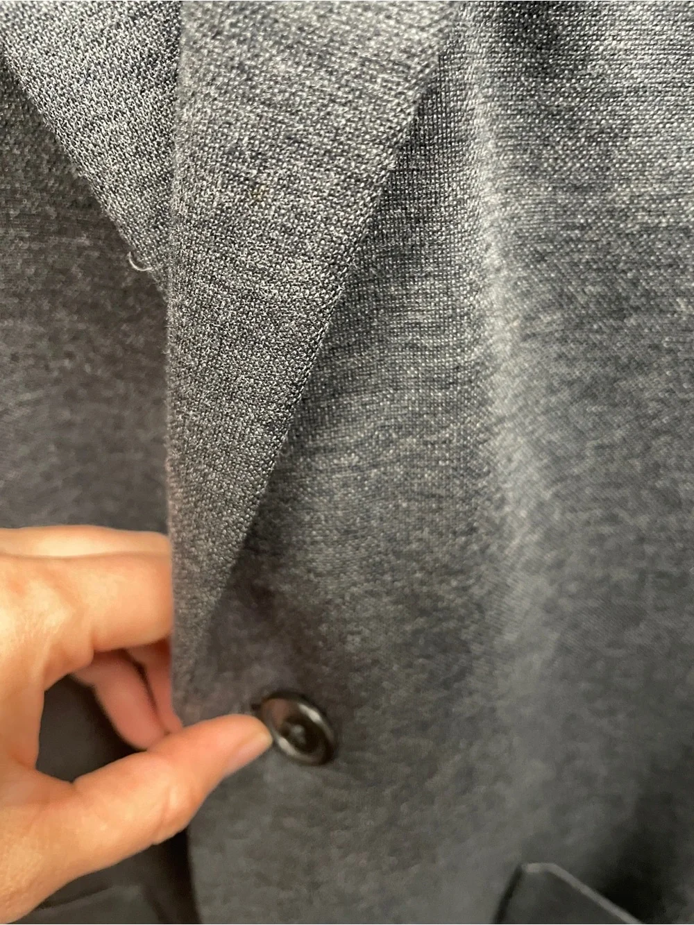 Uniqlo Men's Gray Knit Blazer